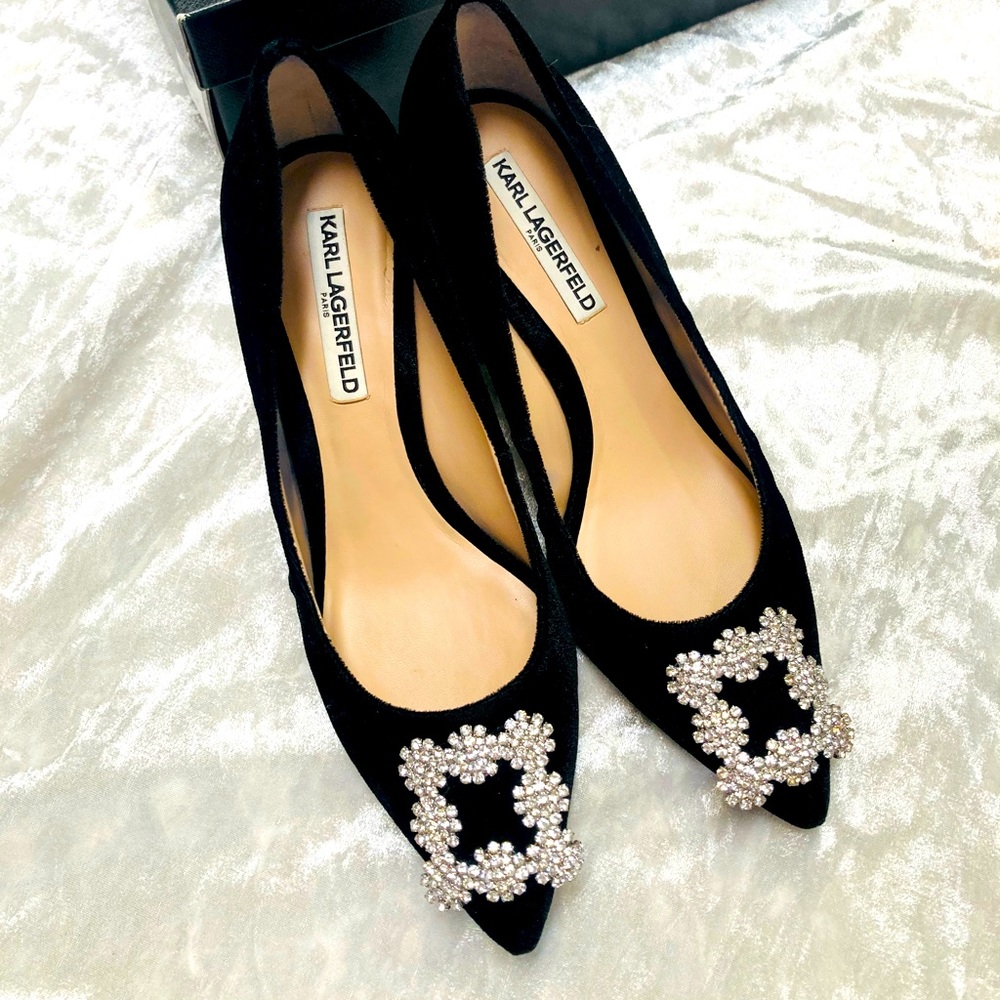 KARL LAGERFELD STYLE ADOBA2 Size 9.5. Very comfortable.